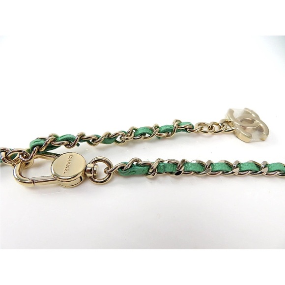 CHANEL Mint Green Quilted Crossbody Bag - Picture 9 of 16